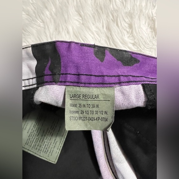 Rothco BDU Tactical Ultra Violet Camo Cargo Pants - Picture 4 of 6